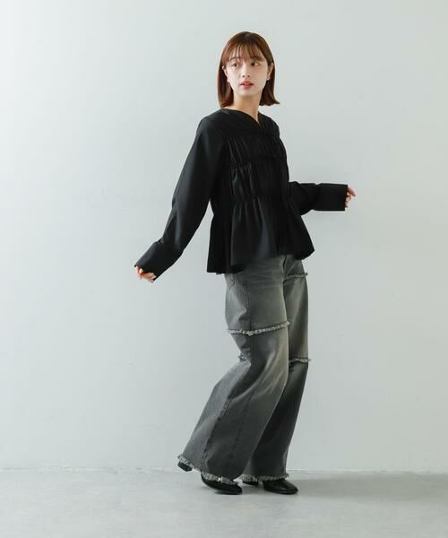 SENSE OF PLACE by URBAN RESEARCH / センスオブプレイス バイ アーバンリサーチ デニムパンツ | パッチワークカーブデニム | 詳細17