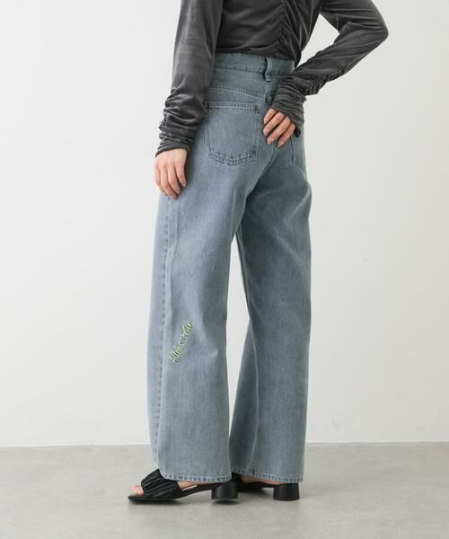 SENSE OF PLACE by URBAN RESEARCH / センスオブプレイス バイ アーバンリサーチ デニムパンツ | シシュウワイドデニム | 詳細2