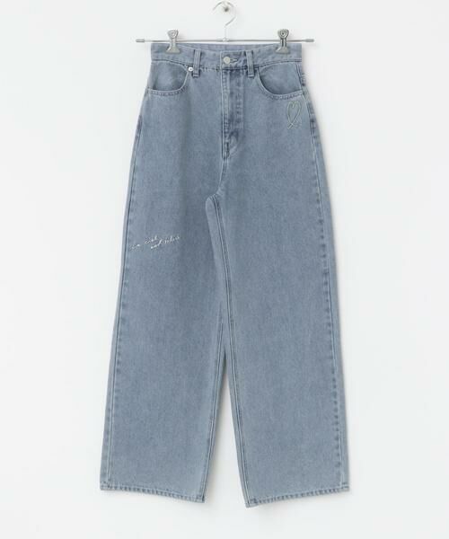 SENSE OF PLACE by URBAN RESEARCH / センスオブプレイス バイ アーバンリサーチ デニムパンツ | シシュウワイドデニム | 詳細7