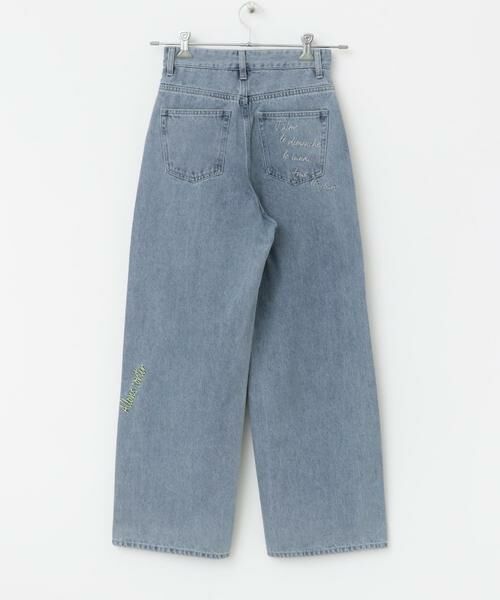 SENSE OF PLACE by URBAN RESEARCH / センスオブプレイス バイ アーバンリサーチ デニムパンツ | シシュウワイドデニム | 詳細9