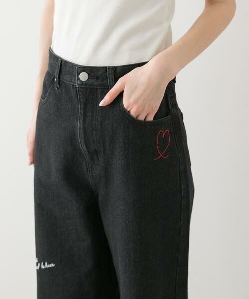 SENSE OF PLACE by URBAN RESEARCH / センスオブプレイス バイ アーバンリサーチ デニムパンツ | シシュウワイドデニム | 詳細23