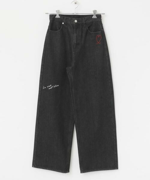 SENSE OF PLACE by URBAN RESEARCH / センスオブプレイス バイ アーバンリサーチ デニムパンツ | シシュウワイドデニム | 詳細25