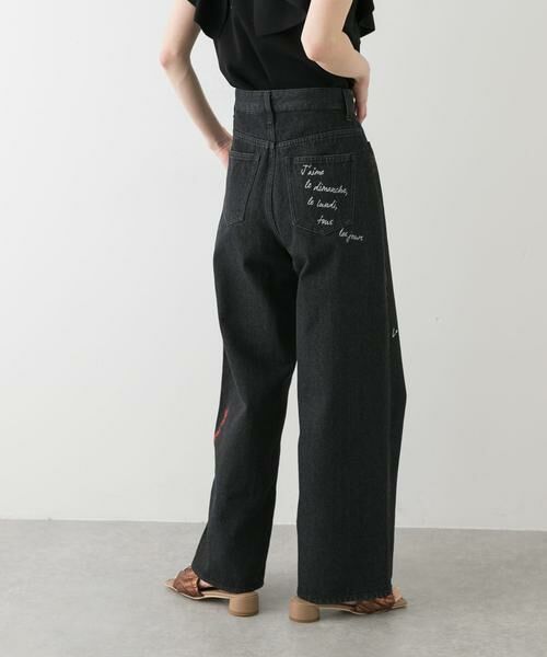 SENSE OF PLACE by URBAN RESEARCH / センスオブプレイス バイ アーバンリサーチ デニムパンツ | シシュウワイドデニム | 詳細14