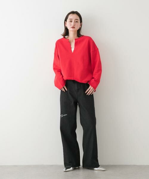 SENSE OF PLACE by URBAN RESEARCH / センスオブプレイス バイ アーバンリサーチ デニムパンツ | シシュウワイドデニム | 詳細19