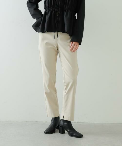 SENSE OF PLACE by URBAN RESEARCH / センスオブプレイス バイ アーバンリサーチ その他パンツ | ストレッチテーパードイージーパンツ(ライトベージュ)
