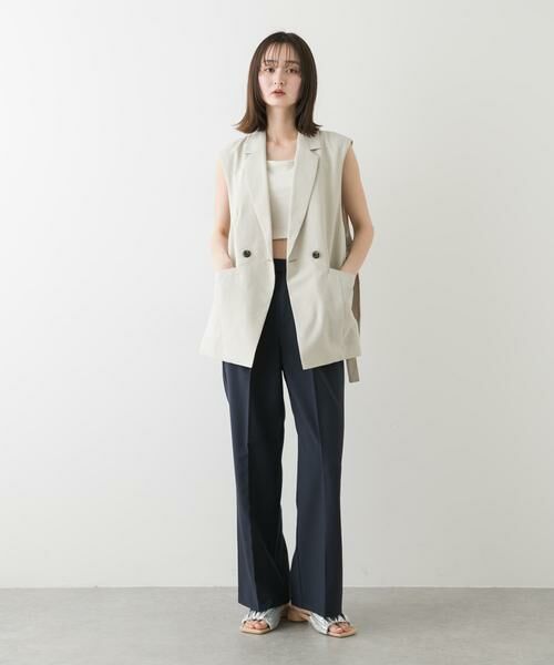 SENSE OF PLACE by URBAN RESEARCH / センスオブプレイス バイ アーバンリサーチ その他パンツ | 『セットアップ対応』 センタープレスストレートパンツ | 詳細4