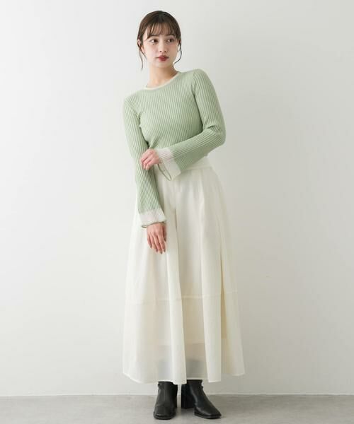 SENSE OF PLACE by URBAN RESEARCH / センスオブプレイス バイ アーバンリサーチ スカート | タックボリュームコクーンスカート | 詳細21