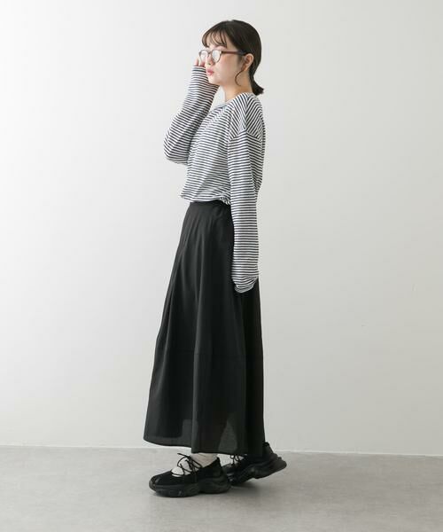 SENSE OF PLACE by URBAN RESEARCH / センスオブプレイス バイ アーバンリサーチ スカート | タックボリュームコクーンスカート | 詳細26