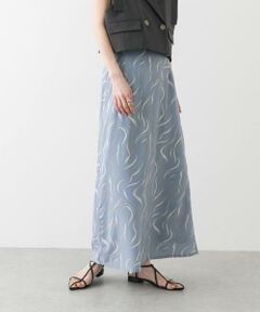 SENSE OF PLACE by URBAN RESEARCH / センスオブプレイス バイ アーバンリサーチ スカート | マーブルパターンナロースカート