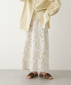 SENSE OF PLACE by URBAN RESEARCH / センスオブプレイス バイ アーバンリサーチ スカート | マーブルパターンナロースカート