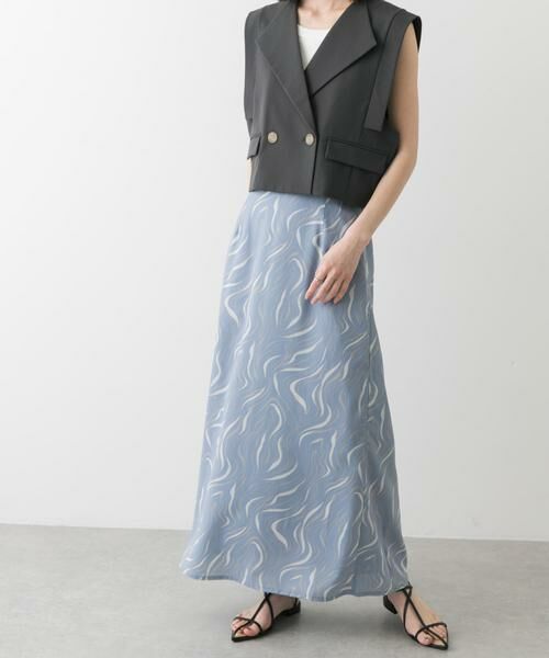 SENSE OF PLACE by URBAN RESEARCH / センスオブプレイス バイ アーバンリサーチ スカート | マーブルパターンナロースカート | 詳細8