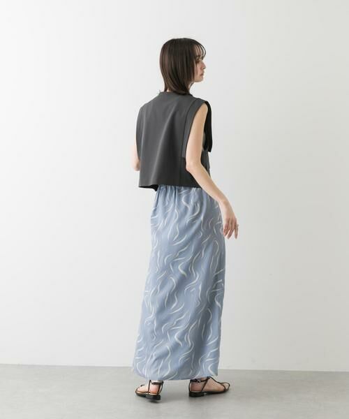 SENSE OF PLACE by URBAN RESEARCH / センスオブプレイス バイ アーバンリサーチ スカート | マーブルパターンナロースカート | 詳細11