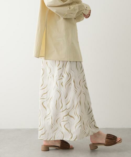 SENSE OF PLACE by URBAN RESEARCH / センスオブプレイス バイ アーバンリサーチ スカート | マーブルパターンナロースカート | 詳細20
