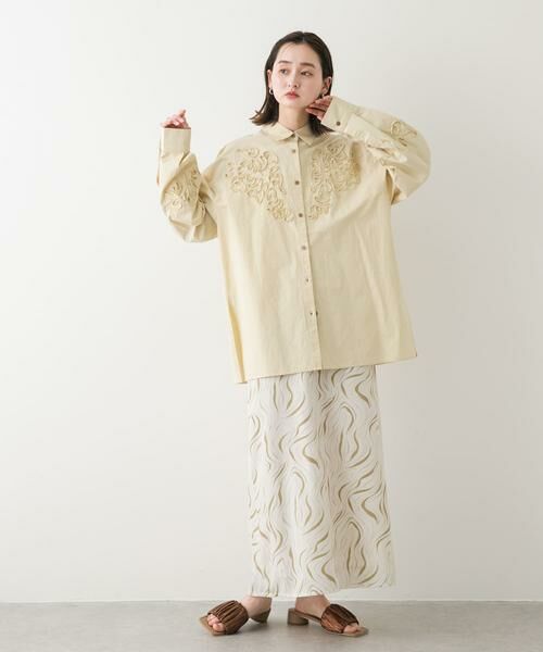 SENSE OF PLACE by URBAN RESEARCH / センスオブプレイス バイ アーバンリサーチ スカート | マーブルパターンナロースカート | 詳細22