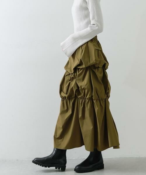 SENSE OF PLACE by URBAN RESEARCH / センスオブプレイス バイ アーバンリサーチ スカート | バルーンタックティアードスカート | 詳細1