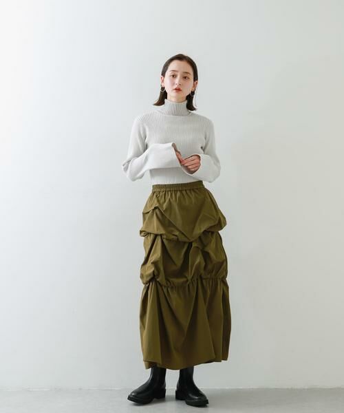 SENSE OF PLACE by URBAN RESEARCH / センスオブプレイス バイ アーバンリサーチ スカート | バルーンタックティアードスカート | 詳細3