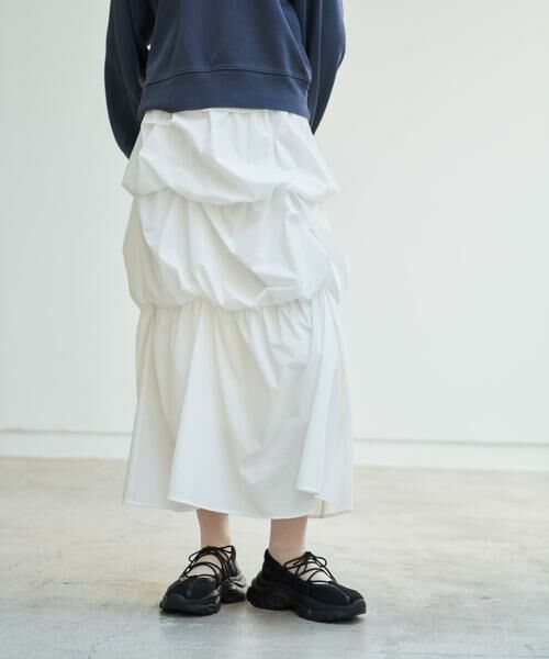 SENSE OF PLACE by URBAN RESEARCH / センスオブプレイス バイ アーバンリサーチ スカート | バルーンタックティアードスカート | 詳細14