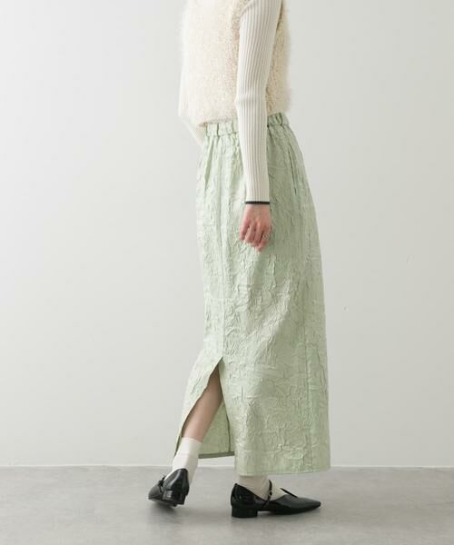 SENSE OF PLACE by URBAN RESEARCH / センスオブプレイス バイ アーバンリサーチ スカート | シャイニークリンクルイージースカート | 詳細2