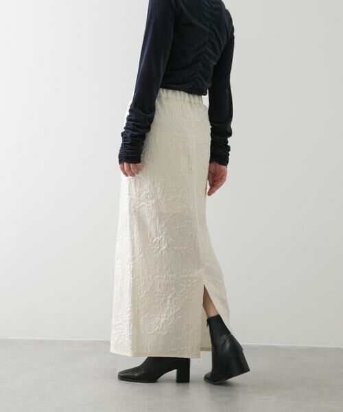 SENSE OF PLACE by URBAN RESEARCH / センスオブプレイス バイ アーバンリサーチ スカート | シャイニークリンクルイージースカート | 詳細13
