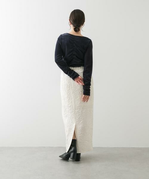 SENSE OF PLACE by URBAN RESEARCH / センスオブプレイス バイ アーバンリサーチ スカート | シャイニークリンクルイージースカート | 詳細16