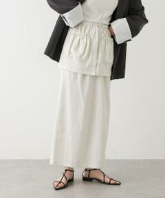 SENSE OF PLACE by URBAN RESEARCH / センスオブプレイス バイ アーバンリサーチ スカート | ギャザーポケットレイヤードスカート