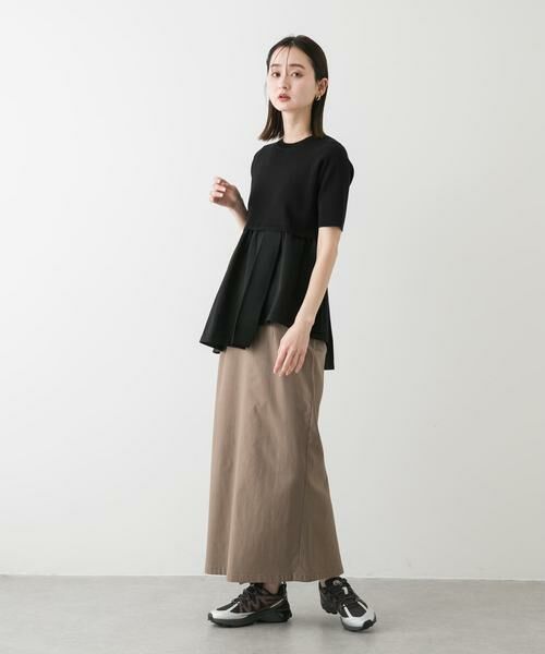 SENSE OF PLACE by URBAN RESEARCH / センスオブプレイス バイ アーバンリサーチ スカート | 『WEB/一部店舗限定サイズ』ストレッチサスツキハイウエストスカート | 詳細4