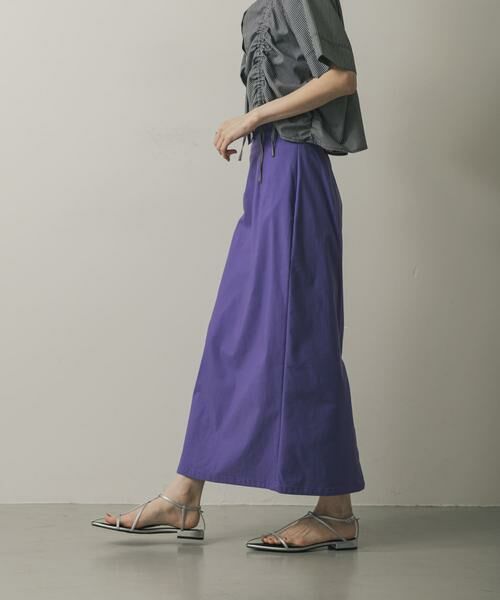 SENSE OF PLACE by URBAN RESEARCH / センスオブプレイス バイ アーバンリサーチ スカート | 『WEB/一部店舗限定サイズ』ストレッチサスツキハイウエストスカート | 詳細10
