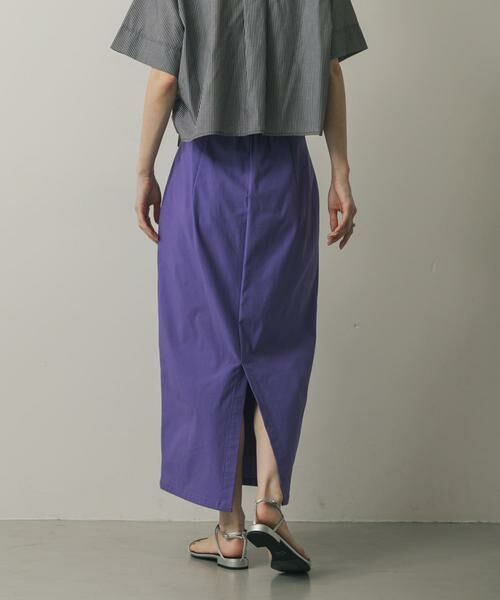 SENSE OF PLACE by URBAN RESEARCH / センスオブプレイス バイ アーバンリサーチ スカート | 『WEB/一部店舗限定サイズ』ストレッチサスツキハイウエストスカート | 詳細11