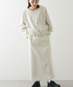 SENSE OF PLACE by URBAN RESEARCH / センスオブプレイス バイ アーバンリサーチ スカート | ダンボールカットストレートスカート