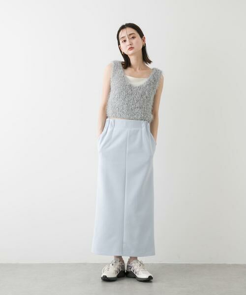 SENSE OF PLACE by URBAN RESEARCH / センスオブプレイス バイ アーバンリサーチ スカート | ダンボールカットストレートスカート | 詳細6