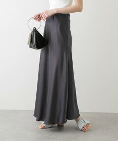 SENSE OF PLACE by URBAN RESEARCH / センスオブプレイス バイ アーバンリサーチ スカート | 『一部WEB限定カラー』ナローサテンスカート