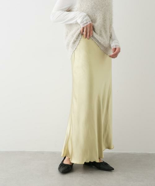SENSE OF PLACE by URBAN RESEARCH / センスオブプレイス バイ アーバンリサーチ スカート | 『一部WEB限定カラー』ナローサテンスカート | 詳細5