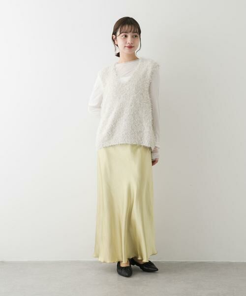 SENSE OF PLACE by URBAN RESEARCH / センスオブプレイス バイ アーバンリサーチ スカート | 『一部WEB限定カラー』ナローサテンスカート | 詳細7