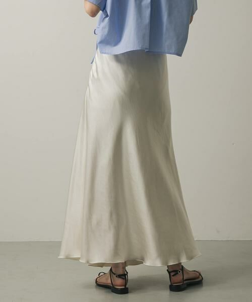 SENSE OF PLACE by URBAN RESEARCH / センスオブプレイス バイ アーバンリサーチ スカート | 『一部WEB限定カラー』ナローサテンスカート | 詳細12