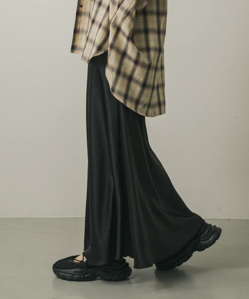 SENSE OF PLACE by URBAN RESEARCH / センスオブプレイス バイ アーバンリサーチ スカート | 『一部WEB限定カラー』ナローサテンスカート | 詳細19