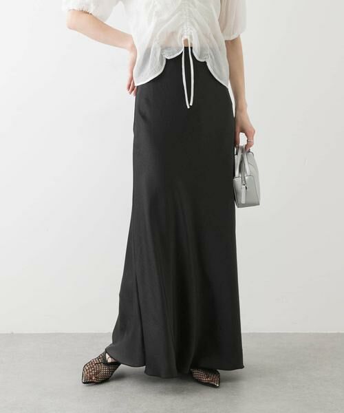 SENSE OF PLACE by URBAN RESEARCH / センスオブプレイス バイ アーバンリサーチ スカート | 『一部WEB限定カラー』ナローサテンスカート | 詳細22