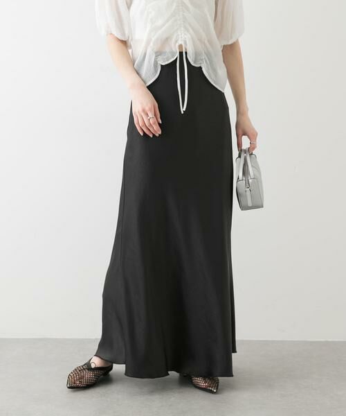 SENSE OF PLACE by URBAN RESEARCH / センスオブプレイス バイ アーバンリサーチ スカート | 『一部WEB限定カラー』ナローサテンスカート | 詳細23
