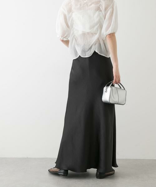 SENSE OF PLACE by URBAN RESEARCH / センスオブプレイス バイ アーバンリサーチ スカート | 『一部WEB限定カラー』ナローサテンスカート | 詳細24