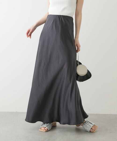 SENSE OF PLACE by URBAN RESEARCH / センスオブプレイス バイ アーバンリサーチ スカート | 『一部WEB限定カラー』ナローサテンスカート | 詳細28