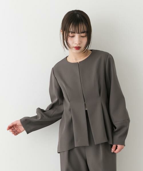 SENSE OF PLACE by URBAN RESEARCH / センスオブプレイス バイ アーバンリサーチ ワンピース | ウエストタックジャケットセットアップ | 詳細10