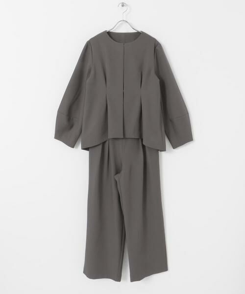 SENSE OF PLACE by URBAN RESEARCH / センスオブプレイス バイ アーバンリサーチ ワンピース | ウエストタックジャケットセットアップ | 詳細23