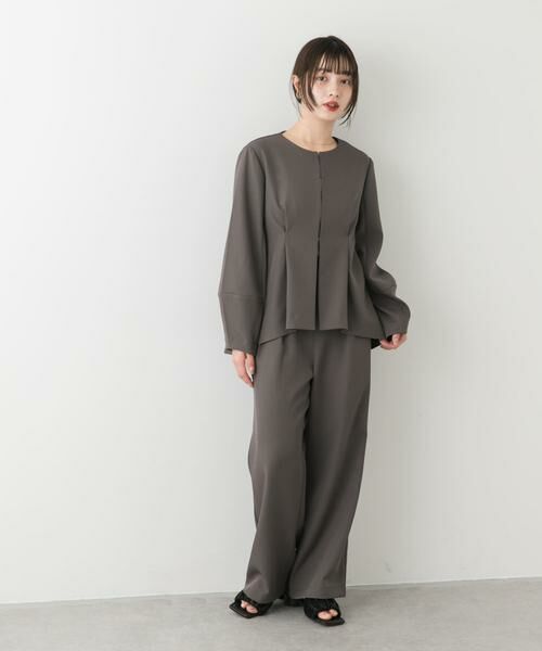 SENSE OF PLACE by URBAN RESEARCH / センスオブプレイス バイ アーバンリサーチ ワンピース | ウエストタックジャケットセットアップ | 詳細14