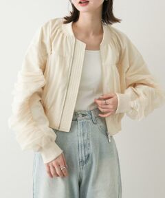 SENSE OF PLACE by URBAN RESEARCH / センスオブプレイス バイ アーバンリサーチ ブルゾン | チュールレイヤードブルゾン