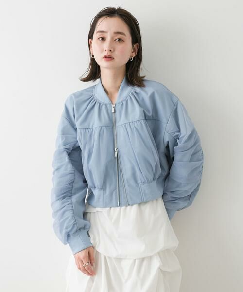 SENSE OF PLACE by URBAN RESEARCH / センスオブプレイス バイ アーバンリサーチ ブルゾン | チュールレイヤードブルゾン | 詳細2