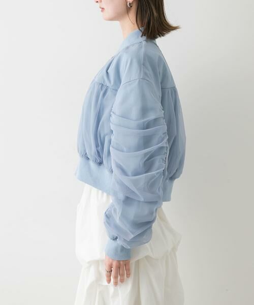 SENSE OF PLACE by URBAN RESEARCH / センスオブプレイス バイ アーバンリサーチ ブルゾン | チュールレイヤードブルゾン | 詳細8