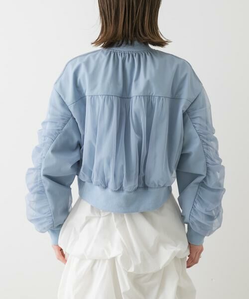 SENSE OF PLACE by URBAN RESEARCH / センスオブプレイス バイ アーバンリサーチ ブルゾン | チュールレイヤードブルゾン | 詳細9