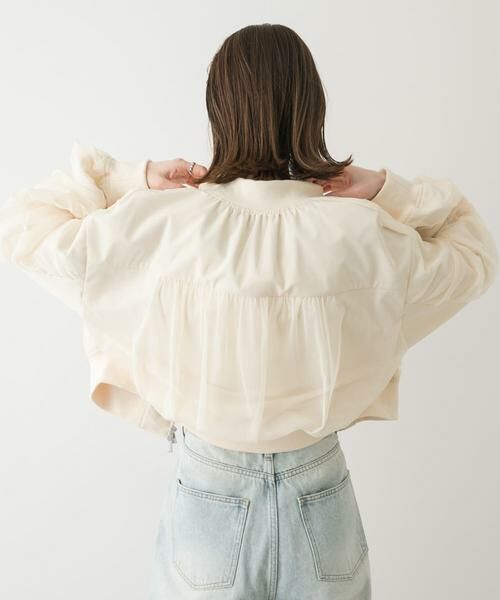 SENSE OF PLACE by URBAN RESEARCH / センスオブプレイス バイ アーバンリサーチ ブルゾン | チュールレイヤードブルゾン | 詳細19