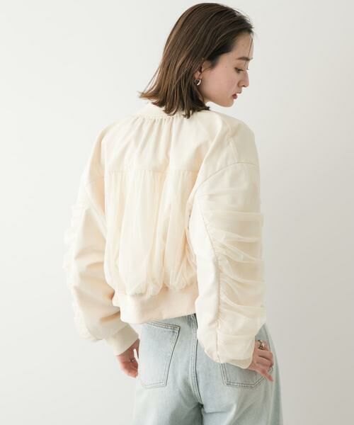 SENSE OF PLACE by URBAN RESEARCH / センスオブプレイス バイ アーバンリサーチ ブルゾン | チュールレイヤードブルゾン | 詳細20