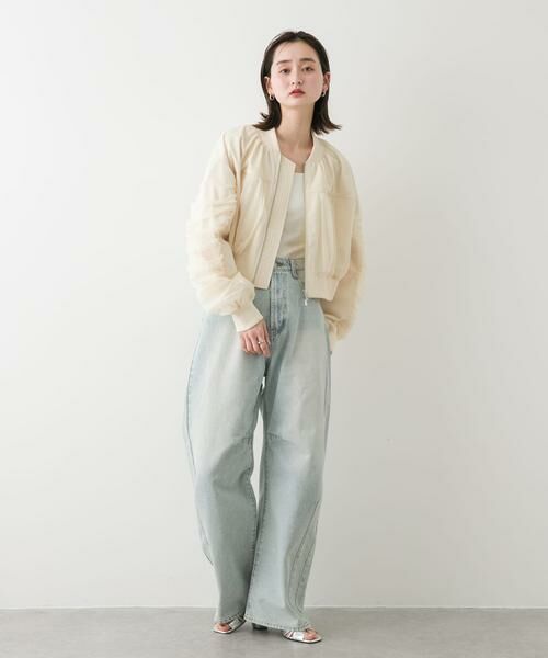 SENSE OF PLACE by URBAN RESEARCH / センスオブプレイス バイ アーバンリサーチ ブルゾン | チュールレイヤードブルゾン | 詳細22