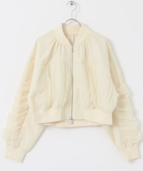 SENSE OF PLACE by URBAN RESEARCH / センスオブプレイス バイ アーバンリサーチ ブルゾン | チュールレイヤードブルゾン | 詳細25